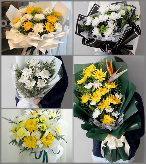 贵州安顺紫云县火花镇纳座村白事花束代送